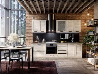 Кухонный гарнитур Винченца №7 Белый Дуб Крафт белый