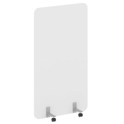 Перегородка на металлических опорах, на роликах R-line DP.R-100-180 Белый