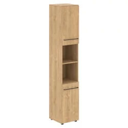 Шкаф колонка с глухими малыми дверьми LOFTIS LHC 40.4 Дуб Бофорд