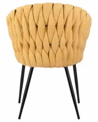 Стул обеденный DOBRIN MATILDA Желтая ткань LAR 275-8