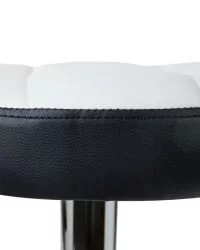 Барный стул DOBRIN BRUNO Бело-черный