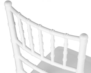 Мягкий стул DOBRIN LINDA (белый)