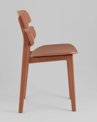 Стул Тони пластик коричневый / Tony