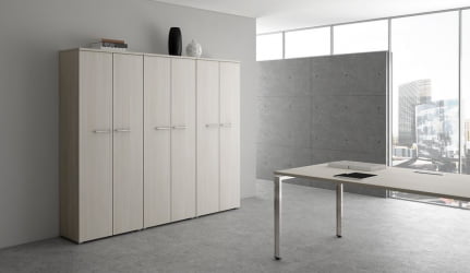 Шкаф для одежды узкий ГЛОСС ЛИНЕ 9НШ.014.1 Иворй / GLOSS LINE Ivory