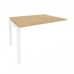 Проходной наборный элемент переговорного стола ONIX O.MP-NPRG-2 Тиквуд Светлый/Белый