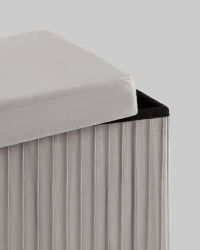 Пуф складной с ящиком Store Square Серый