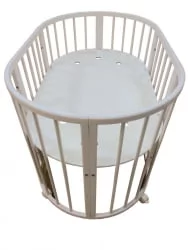 Люлька для новорожденных Merry Happy Mini матовая Белая