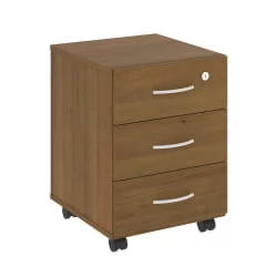 Тумба подкатная (3 ящика, с замком) NOVA S В.ТМ-3 Орех Гварнери