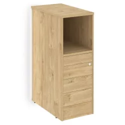 Тумба 5 ящиков TIP-ON завершающая, левая ONIX O.R-TV-5TIP(L) Тиквуд светлый