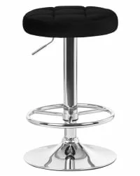 Табурет барный DOBRIN BRUNO Черный велюр MJ9-101