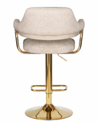 Стул барный ДОБРИН CХАРЛЙ ГОЛД (бежевый твид (ЛЕО26)) / DOBRIN CHARLY GOLD (LEO26))