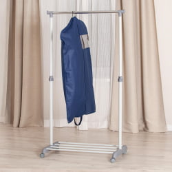 Вешалка ODENT металл, пластик, 86*44*166 см, темно-серый/светло-серый/хром