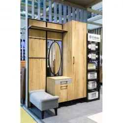 Панель для прихожей с вешалкой Loft (В) Дуб Натур