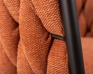 Стул обеденный DOBRIN MATILDA Оранжевая ткань LAR 275-27