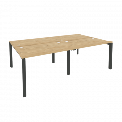 Рабочая станция на П-образном м/к ONIX O.MP-D.RS-4.2.7 Тиквуд Светлый/Антрацит