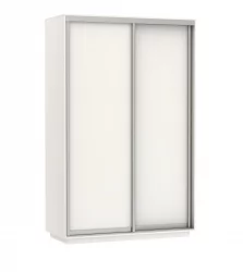 Шкаф-купе белый лдсп Экспресс Хит Элемент 1200x2200h Белый снег