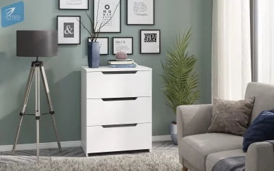 Комод КМ-001 Лайт Белый