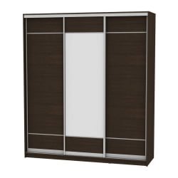 Шкаф-купе B-230х200х60-1(Венге-D7D8D7)