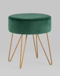 Пуф Спейси велюр Зеленый