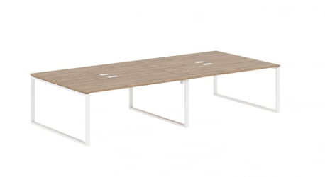 Бенч-система EDIS EQWST 3516 Дуб Денвер светлый Белый