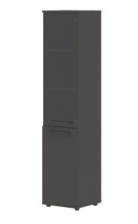 Шкаф-колонка комбинированная правая ЕДИС ЕХCС 42.2 Р Мокко Мокко Мокко / EDIS EHCS R