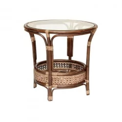 Стол круглый Пеланги Pelangi 02/15-2 молочный шоколад