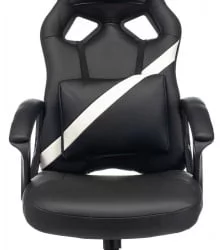 Геймерское кресло Бюрократ ZOMBIE DRIVER Черный-белый