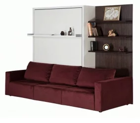 Мебель-трансформер Смарт 1 3-в-1 1600 правый Ясень шимо темный