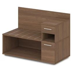 Тумба багажная с ящиком и дверью правый Ornata 	Н-444 Пр Орех Вирджиния