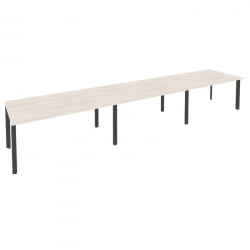 Стол переговорный (3 столешницы) ONIX O.MP-PRG-3.4 Денвер Светлый/Антрацит