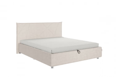 Кровать 1.6 Квест с подъем. механизмом ZP.KM1.6-17 крем (велюр)