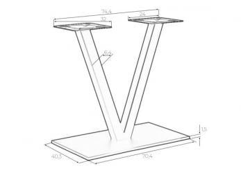 Обеденный стол ДОБРИН ВЕCТОР / DOBRIN VECTOR