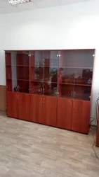 Шкаф для документов со стеклом Р.Ш-2СБ Орех Гепланкт