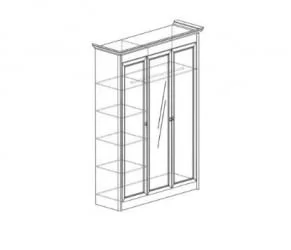 Шкаф 3-дверный Флоренция 671 Дуб оксофрд