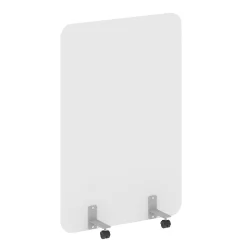 Перегородка на металлических опорах, на роликах R-line DP.R-100-150 Белый