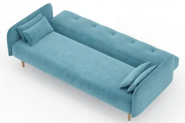 Диван трёхместный Бьерн ЛД 307.010.000 Светло-голубой