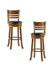 Стул барный DOBRIN WILLIAM BAR (шоколад, черный) 2 шт