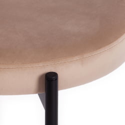 Стул REVO (mod. 7033) ткань/металл, 47х54х82 см, высота до сиденья 47 см, бежевый barkhat 5/черный