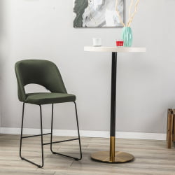 Кресло полубар Lars ПБ темно-зеленый/Линк