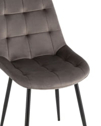 Стул Флекс Нев велюр антрацитовый 2 шт. / New