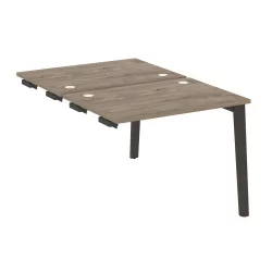 Стол-приставка двойной к опорным элементам ОНИКС ВООД ОВ.Д.СПР-1.7 Тиквуд Темный/Темный / ONIX WOOD OW.D.SPR-1.7