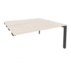 Стол-приставка двойной на П-образном м/к к опорным элем. ONIX O.MP-D.SPR-4.7 Денвер Светлый/Антрацит