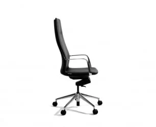 Кресло руководителя Лилль экокожа Черный