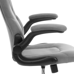 Кресло геймерское BAZUKA metalBL велюр, серый, 29