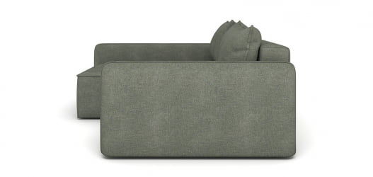 Диван угловой Лофт левый ткань Jasper viridian (1760*2320*810) Серо-зеленый, 2117898/50635/8