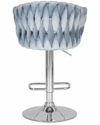 Стул барный DOBRIN MARCEL Пудрово-голубой велюр MJ9-74