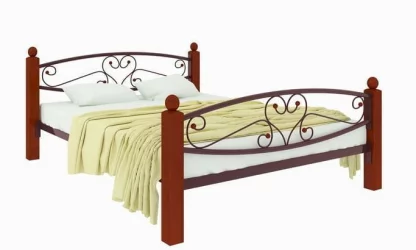 Кровать Каролина Lux plus 1200х1900 Медная