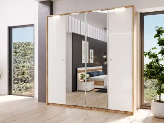 Спальный гарнитур Фиджи №4 Дуб Золотой Белый