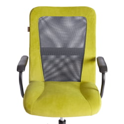 Компьютерное кресло STAFF флок/ткань, олива/серый, 23/W-12