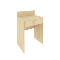 Столик туалетный с ящиком и бортиком ЛИГХТ С-СТЯ-60 Акация Лорка / LIGHT